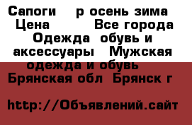 Сапоги 35 р.осень-зима  › Цена ­ 700 - Все города Одежда, обувь и аксессуары » Мужская одежда и обувь   . Брянская обл.,Брянск г.